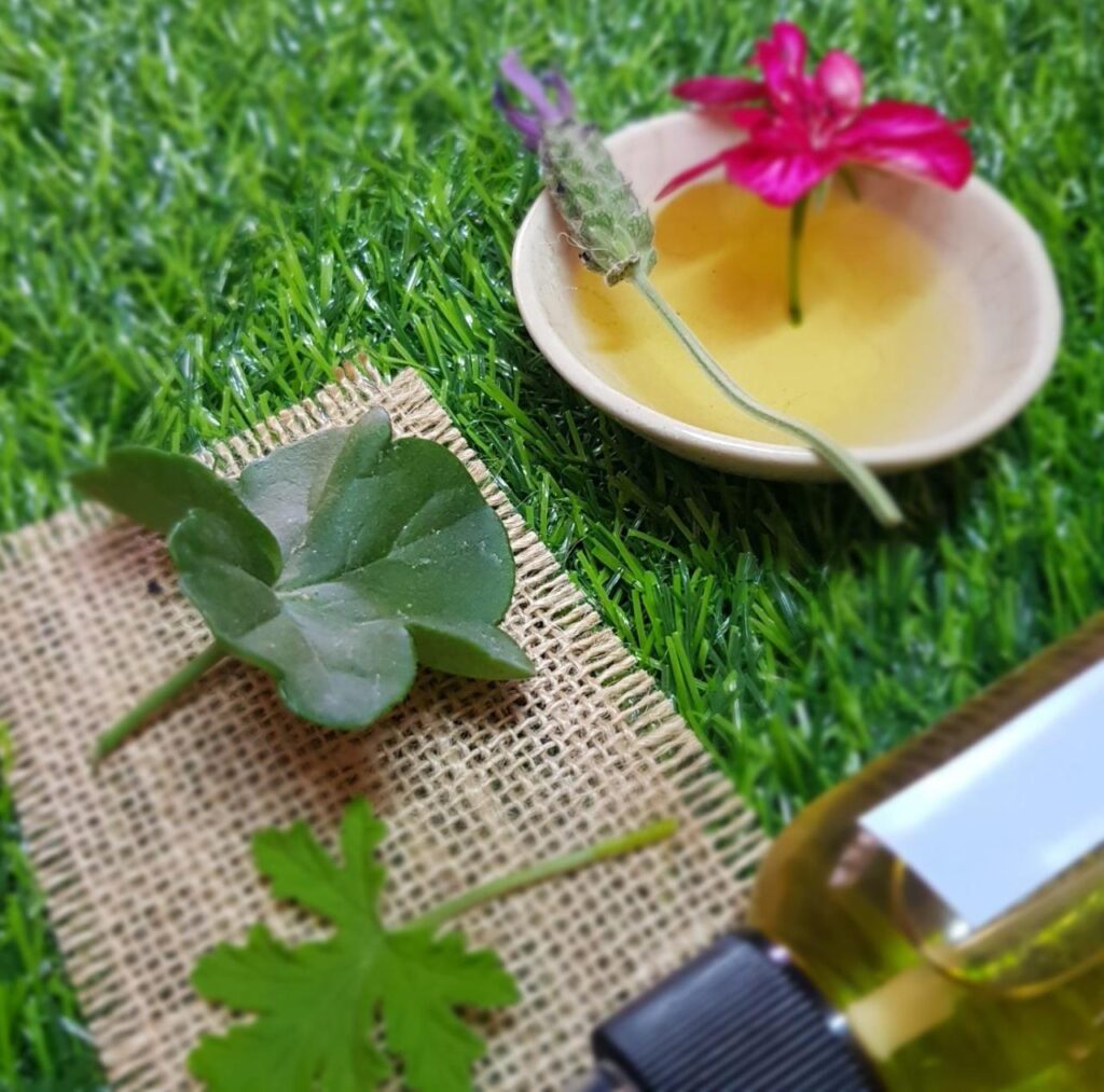 Hydrating body oil for radiant skin health