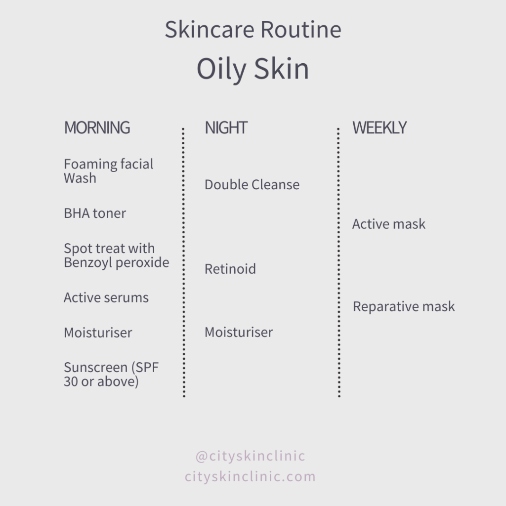 Evening Routine Oily Skin