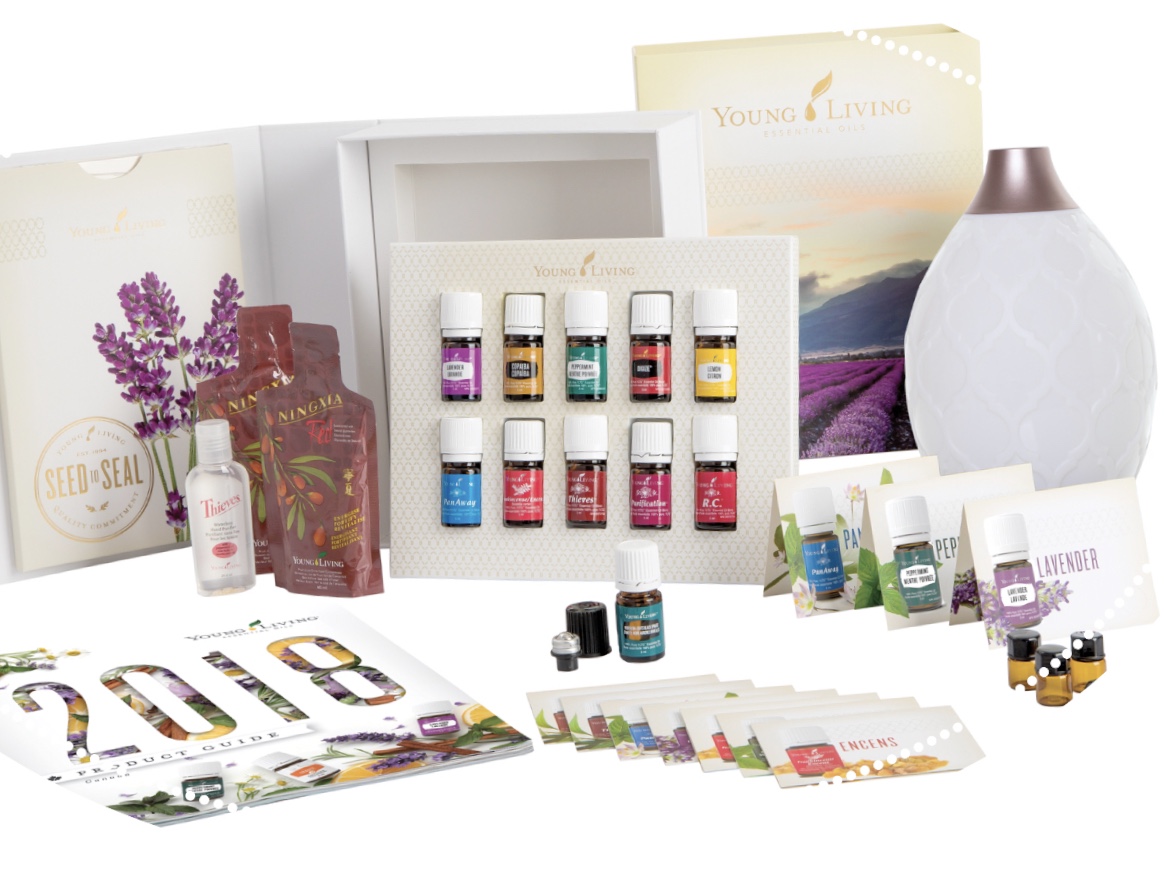 Essential Oil Starter Kit with Diffuser | In Body Being Essential Oil Starter Kit with Diffuser | In Body Being